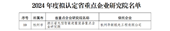 華新機電獲評浙江省重點企業研究院、省企業技術中心
